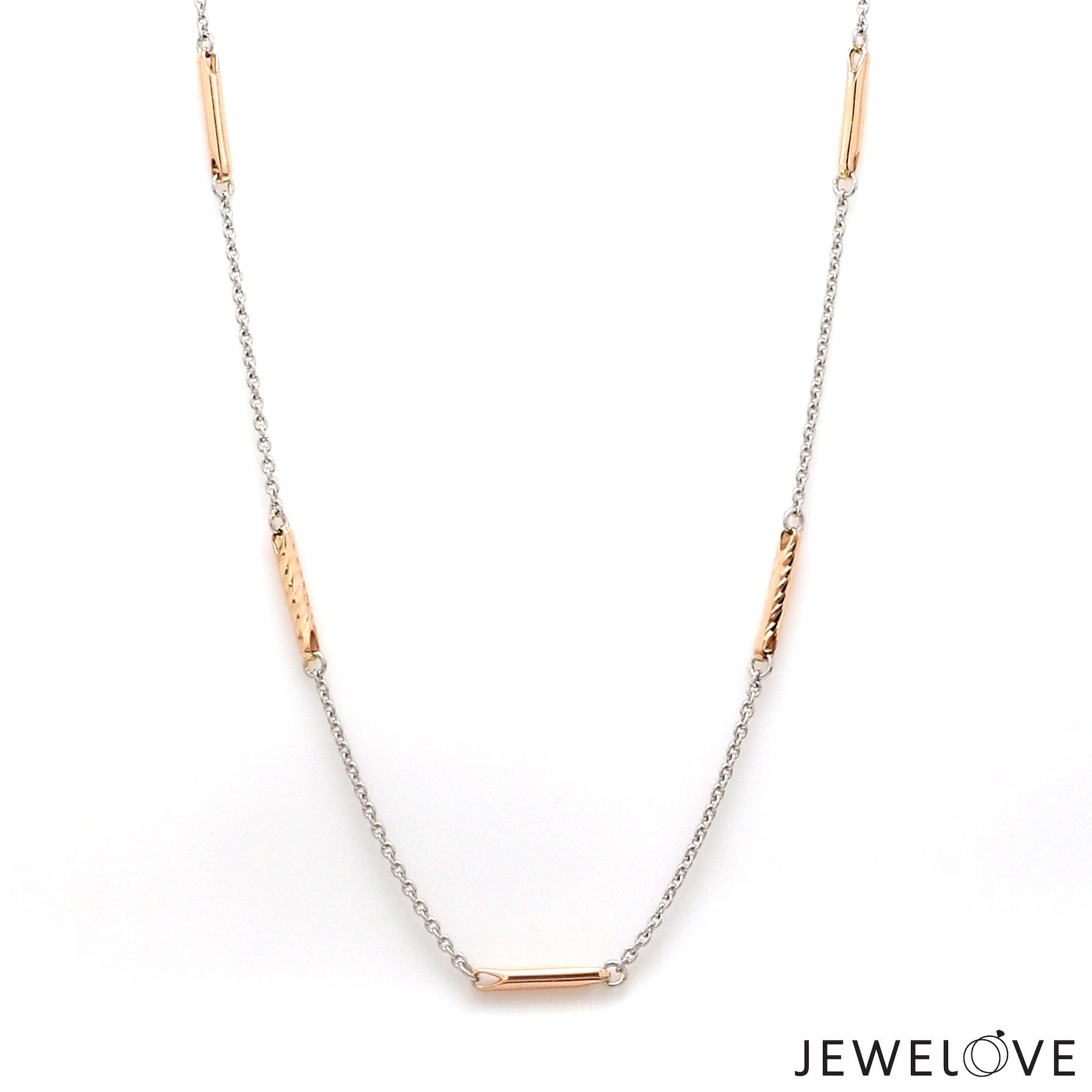 Jewelove™ Chains Platinum & Rose Gold Chain JL PT CH 812