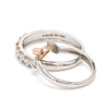 Jewelove™ Rings Platinum & Rose Gold Couple Rings JL PT 999