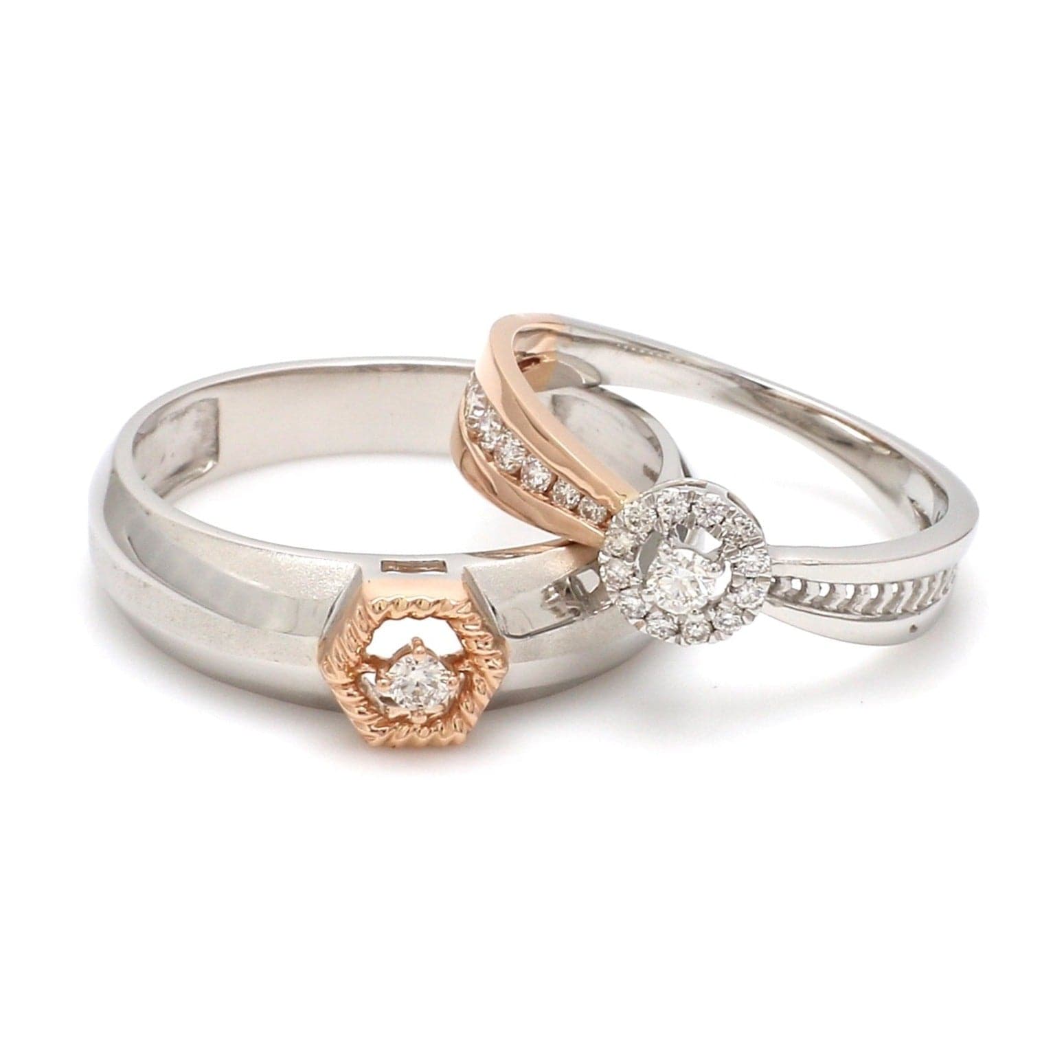 Karatcart Platinum Plated Elegant Couple Adjustable Ring : Amazon.in:  Jewellery