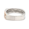 Jewelove™ Rings Platinum & Rose Gold Couple Rings with Single Diamonds JL PT 952