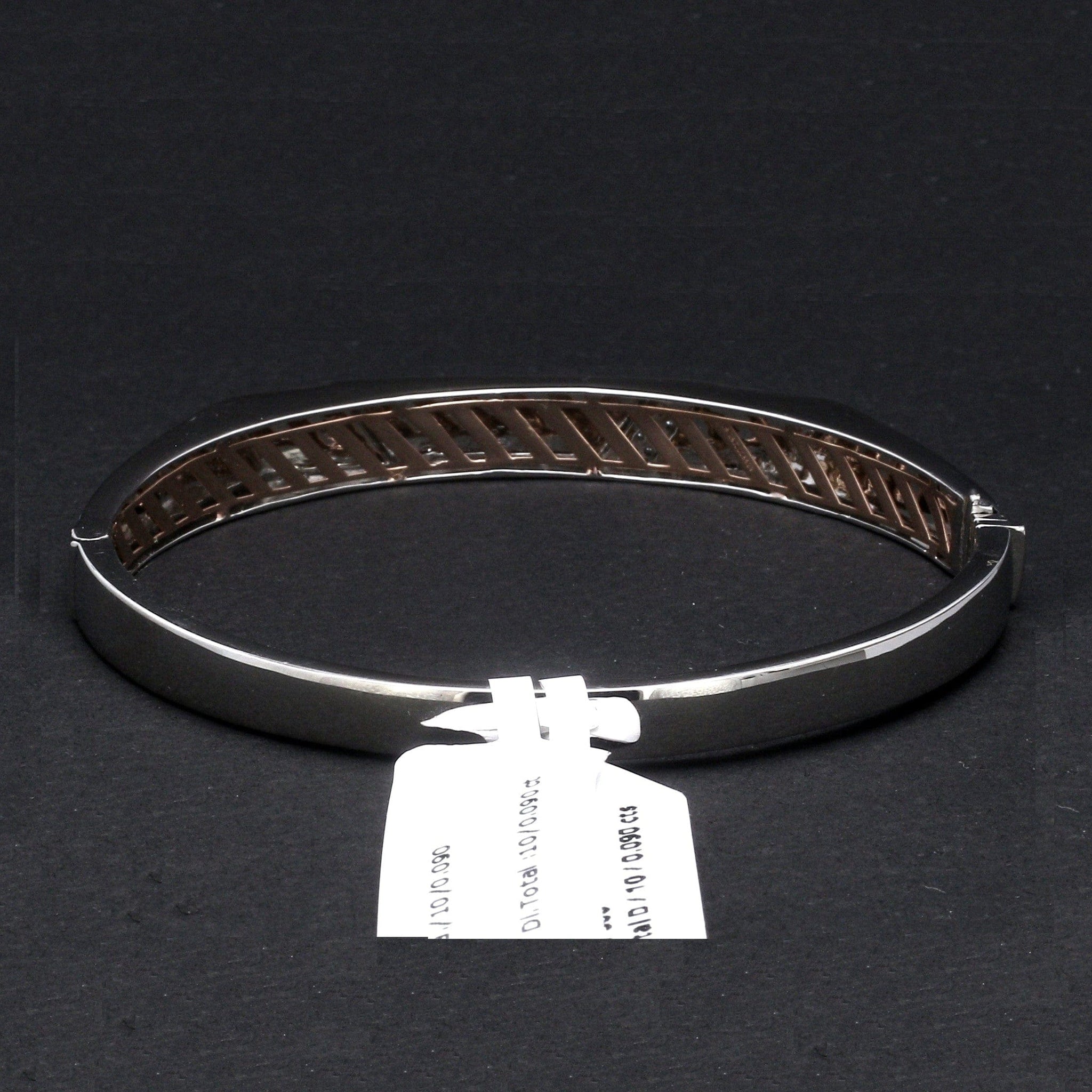 Jewelove™ Bangles & Bracelets Platinum Rose Gold  Diamond Bracelet with Matte Finish for Men JL PTB 1180