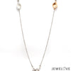 Jewelove™ Necklaces & Pendants Platinum Rose Gold Diamond Mangalsutra Pendant Cable Chain JL PT MS 108