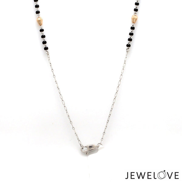 Jewelove™ Necklaces & Pendants Platinum Rose Gold Diamond Mangalsutra Pendant Chain JL PT MS 109