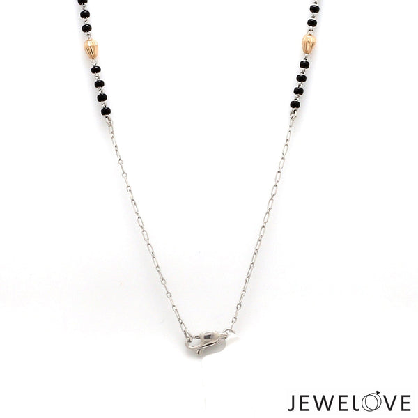 Jewelove™ Necklaces & Pendants Platinum Rose Gold Diamond Mangalsutra Pendant Chain JL PT MS 109