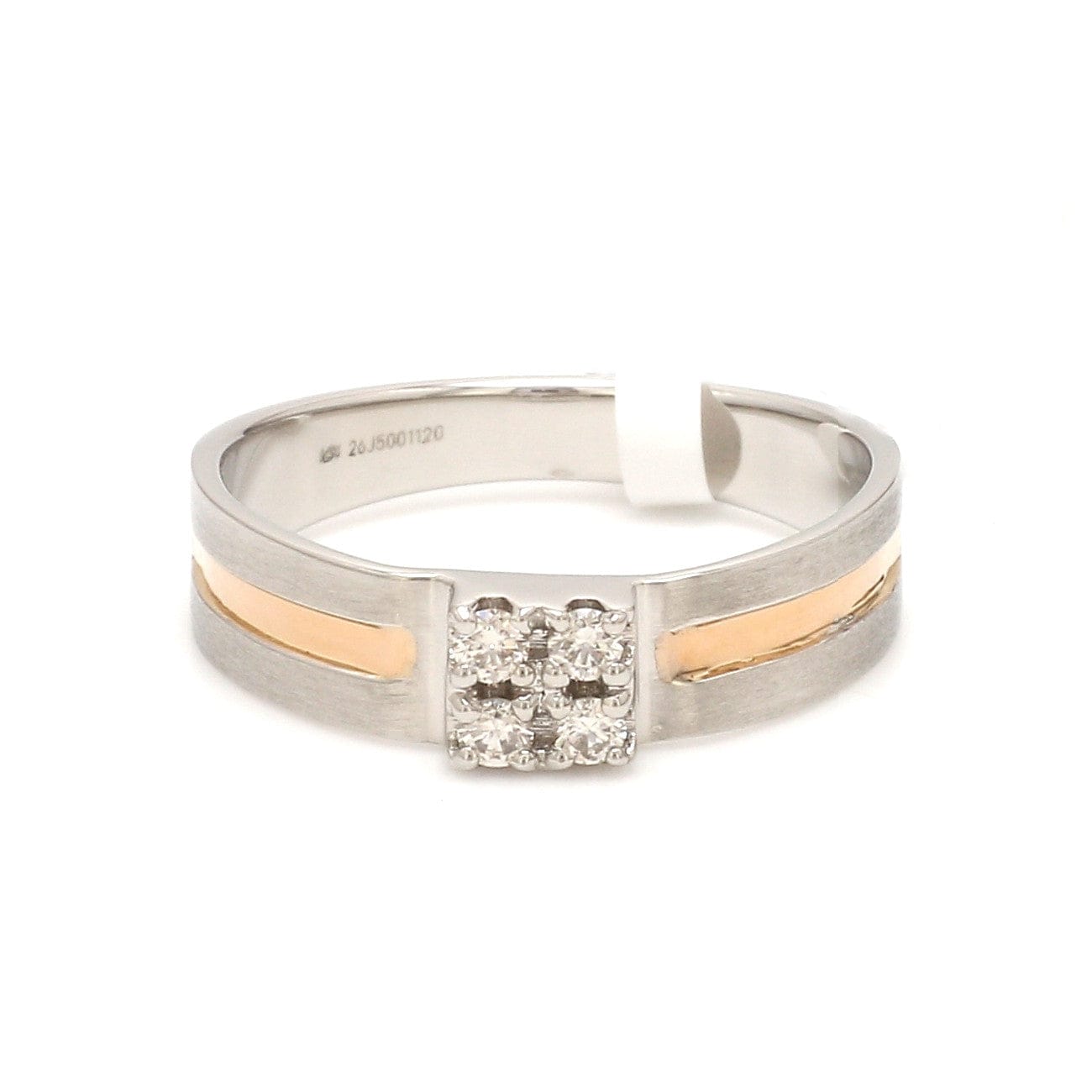 18K Rose Gold 0.56 Carat Lab Grown Diamond Ring For Men - Ajretail Your  One-Stop Destination for Lab Grown Diamonds, Gemstones, and Jewelry  Wholesale and Export
