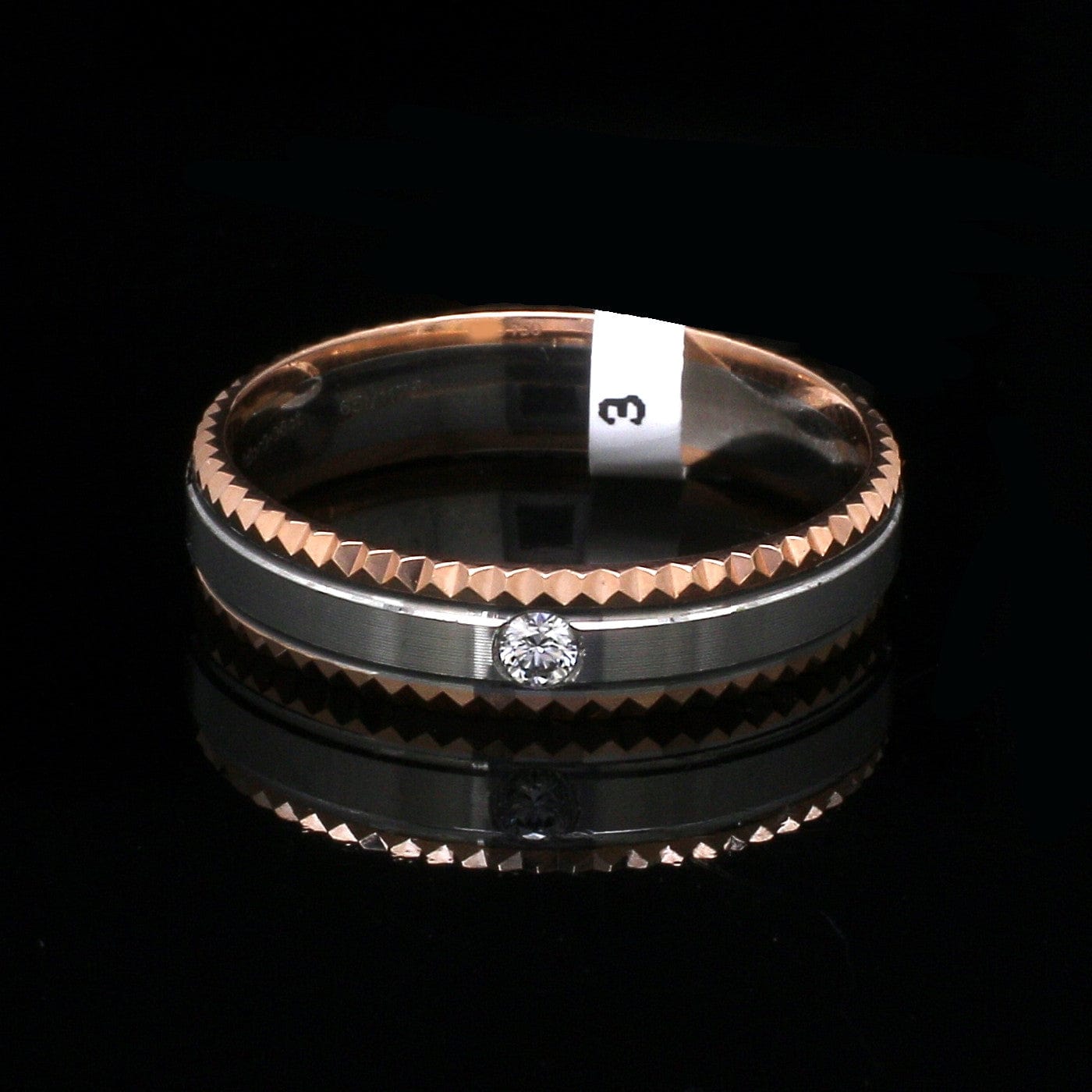 Jewelove™ Rings Platinum Rose Gold Diamond Ring JL PT 1419