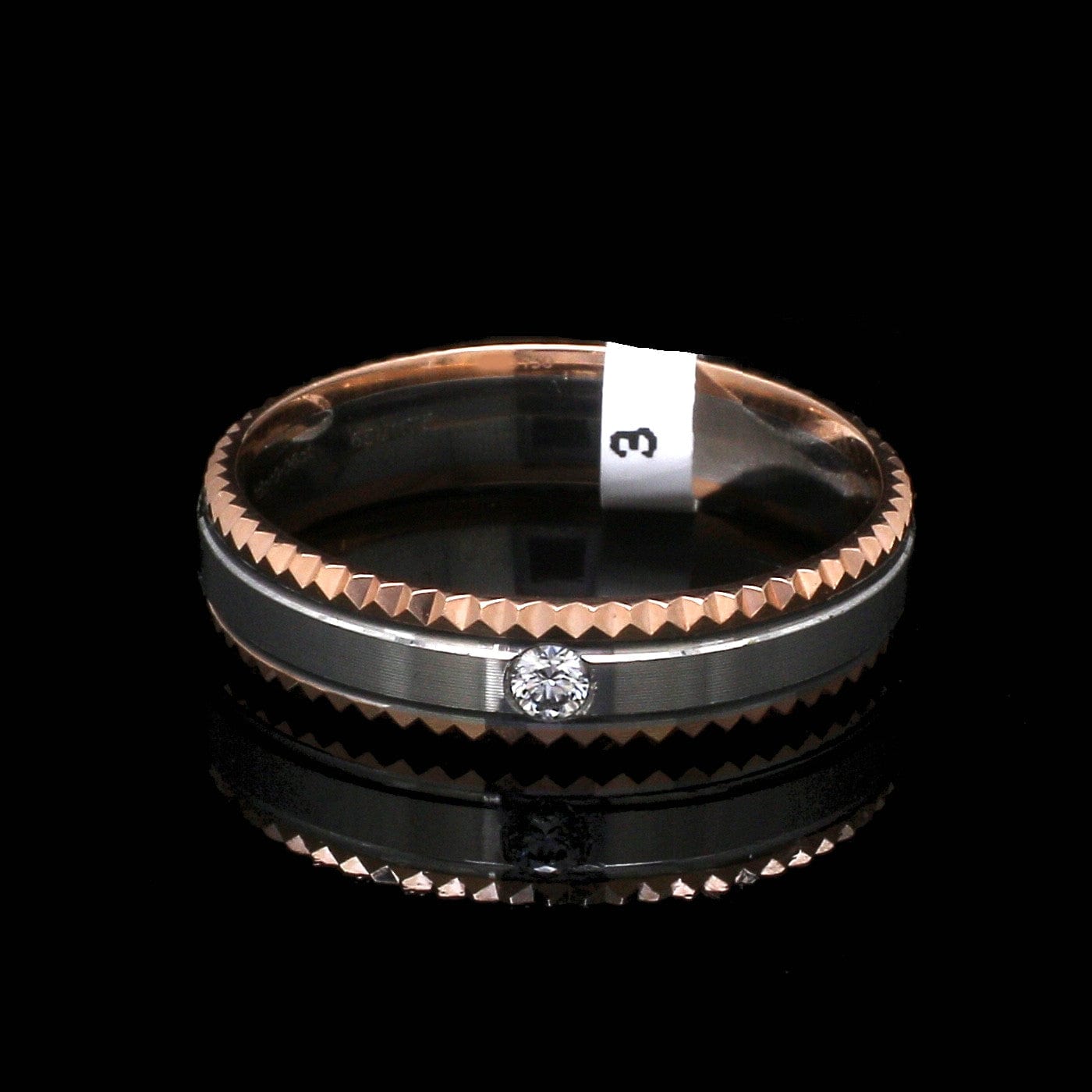 Jewelove™ Rings Platinum Rose Gold Diamond Ring JL PT 1419