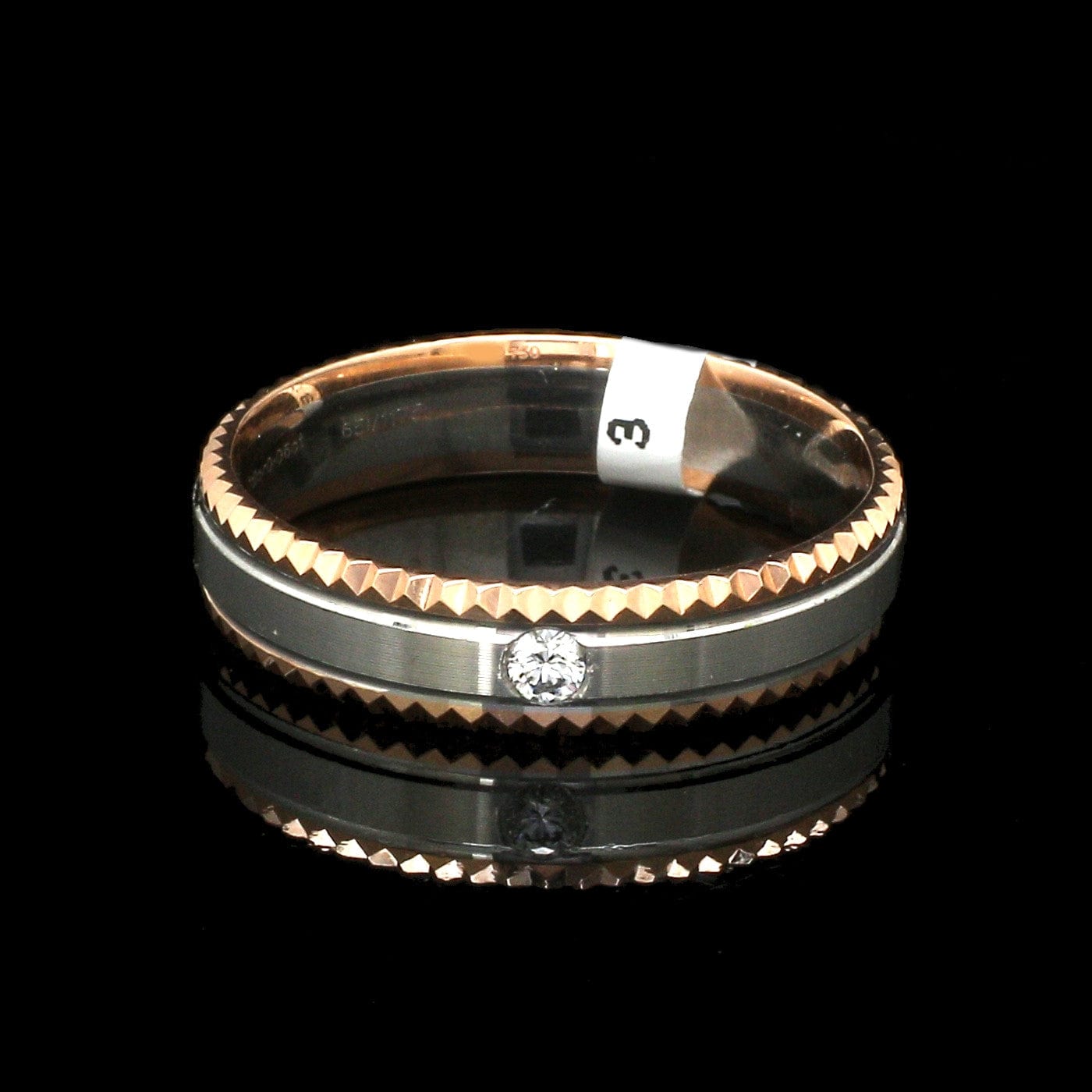 Jewelove™ Rings Platinum Rose Gold Diamond Ring JL PT 1419