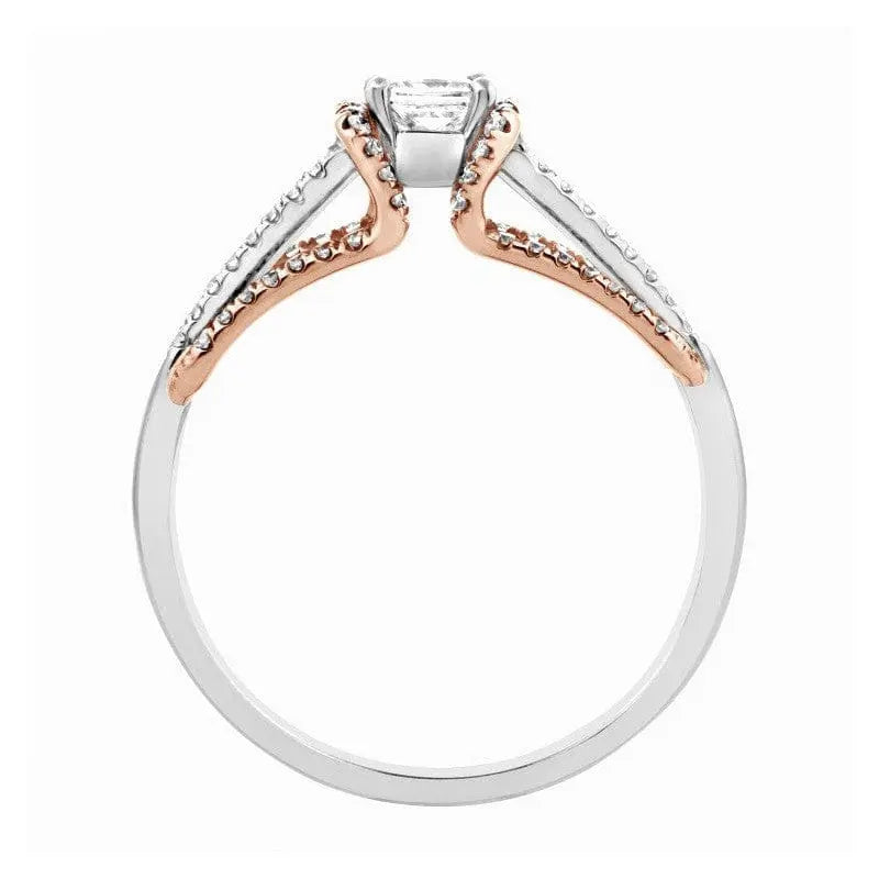 Buy quality Engagement Rose Gold 18kt Heart Diamond Ring in Pune