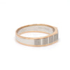 Jewelove™ Rings Platinum & Rose Gold Fusion Single Diamond Ring for Men JL PT 994