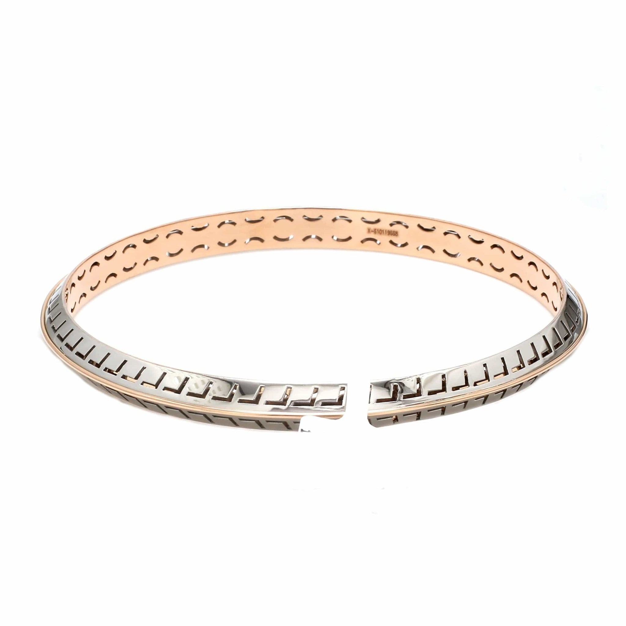 Jewelove™ Bangles & Bracelets Platinum & Rose Gold Kada for Men JL PTB 1093