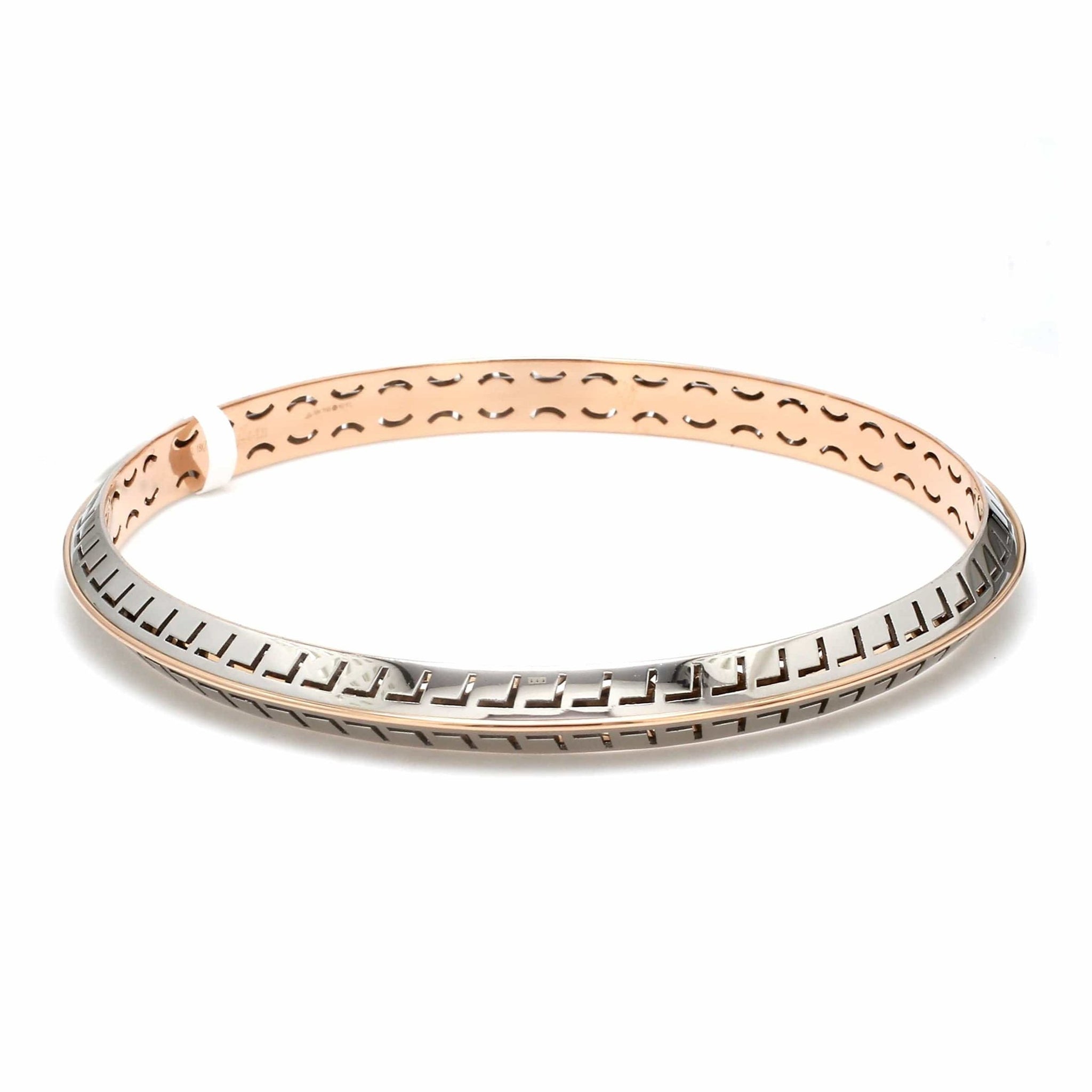 Jewelove™ Bangles & Bracelets Platinum & Rose Gold Kada for Men JL PTB 1093