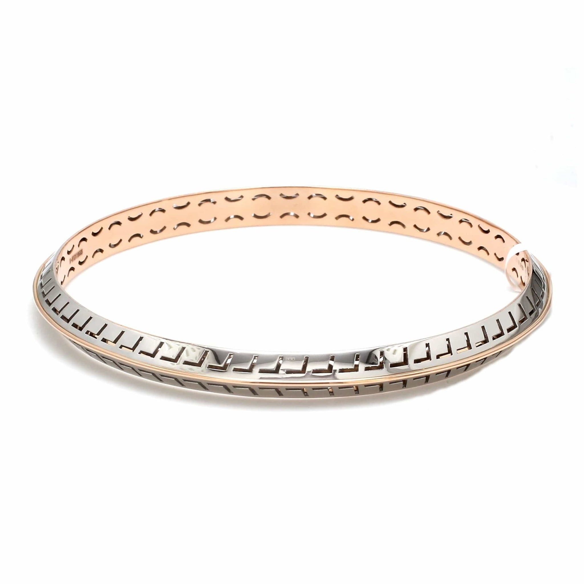 Jewelove™ Bangles & Bracelets Platinum & Rose Gold Kada for Men JL PTB 1093