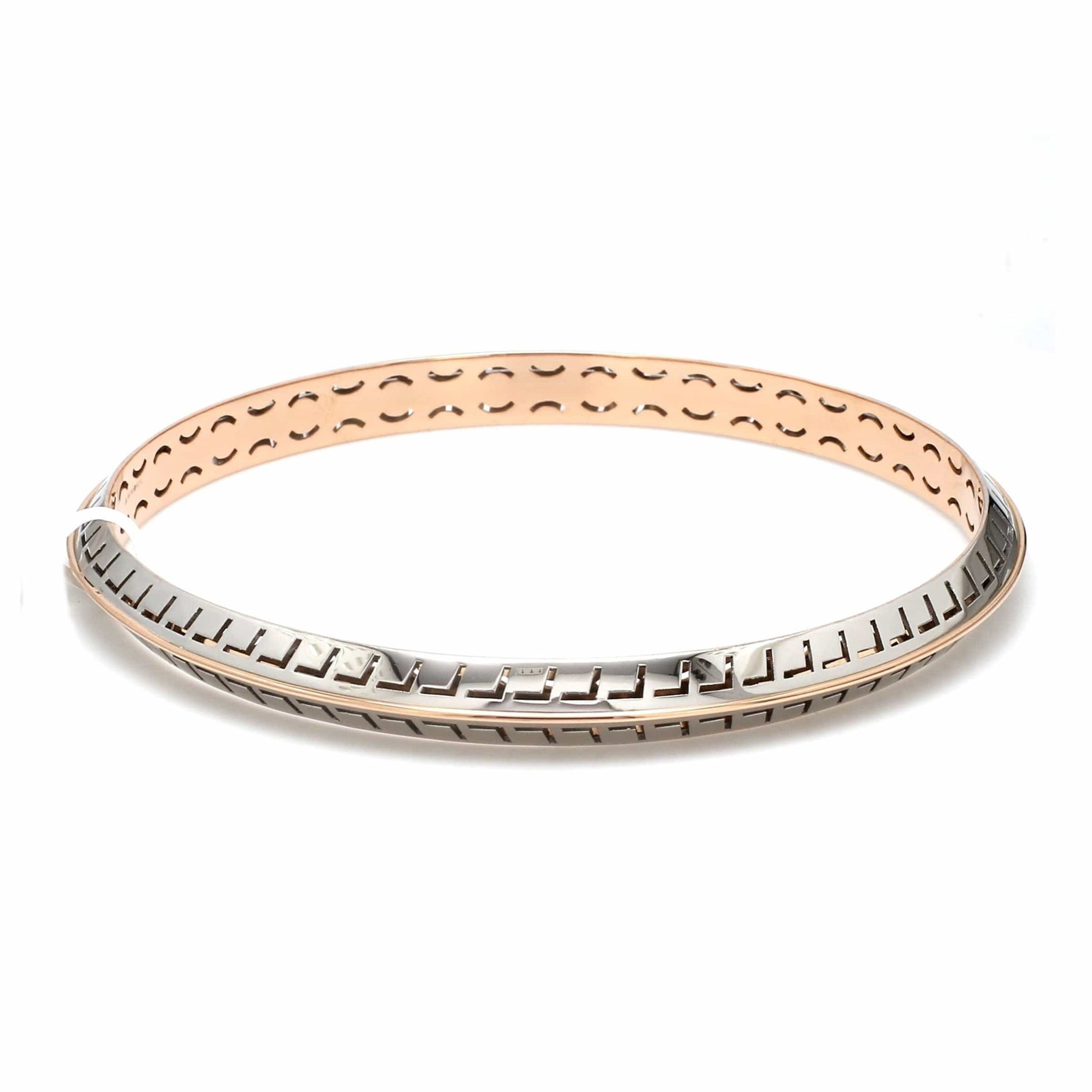 Jewelove™ Bangles & Bracelets Platinum & Rose Gold Kada for Men JL PTB 1093