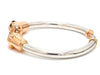 Jewelove™ Bangles & Bracelets Platinum & Rose Gold Panther Bracelet for Men JL PTB 1184