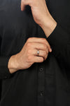 Jewelove™ Rings Platinum & Rose Gold Single Diamond Ring for Men JL PT 1143