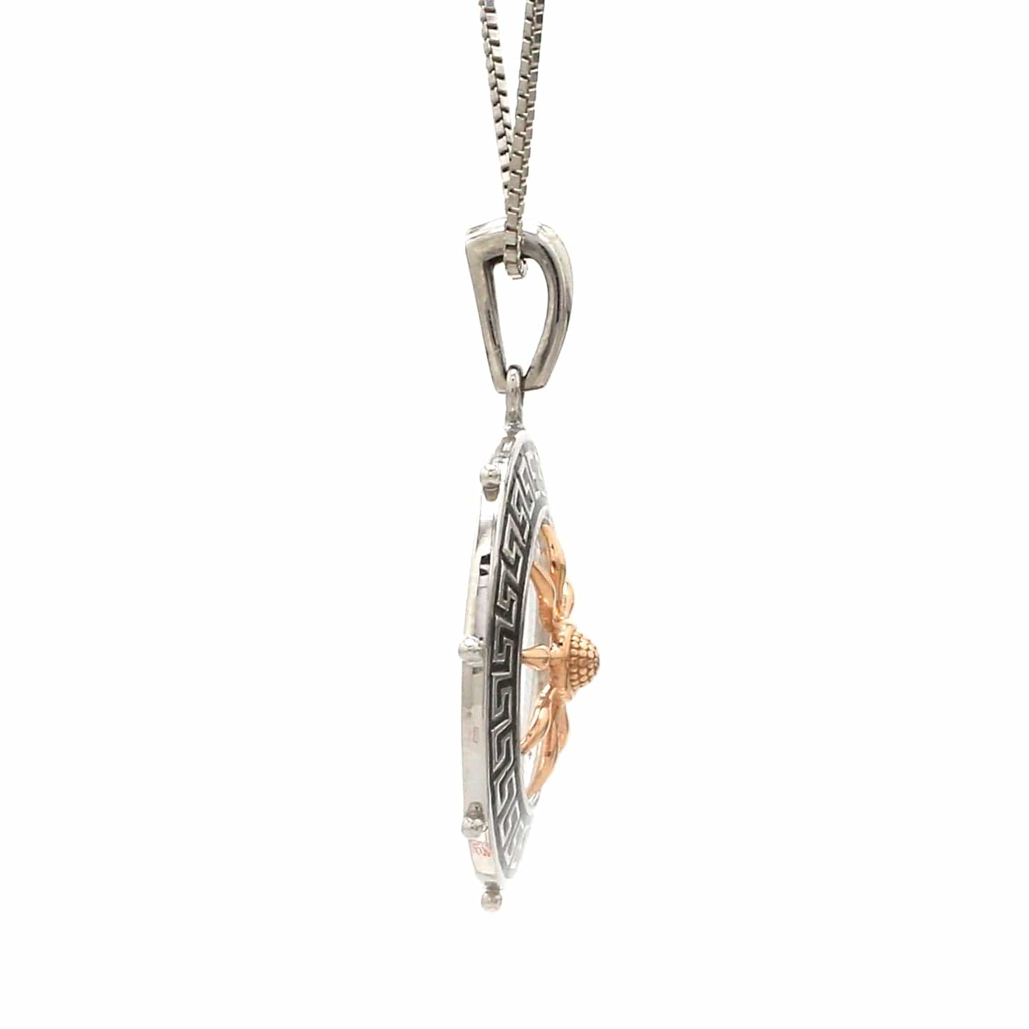 Jewelove™ Pendants Platinum Rose Gold Unisex Pendant JL PT P 362