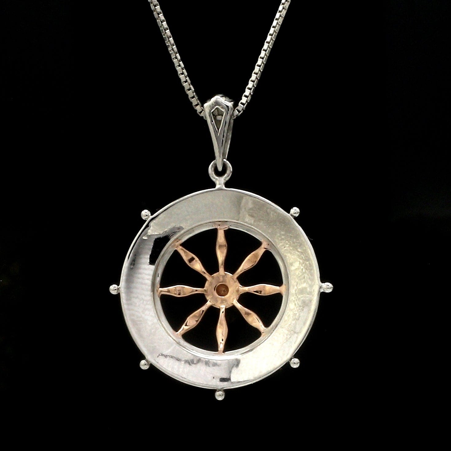 Jewelove™ Pendants Platinum Rose Gold Unisex Pendant JL PT P 362