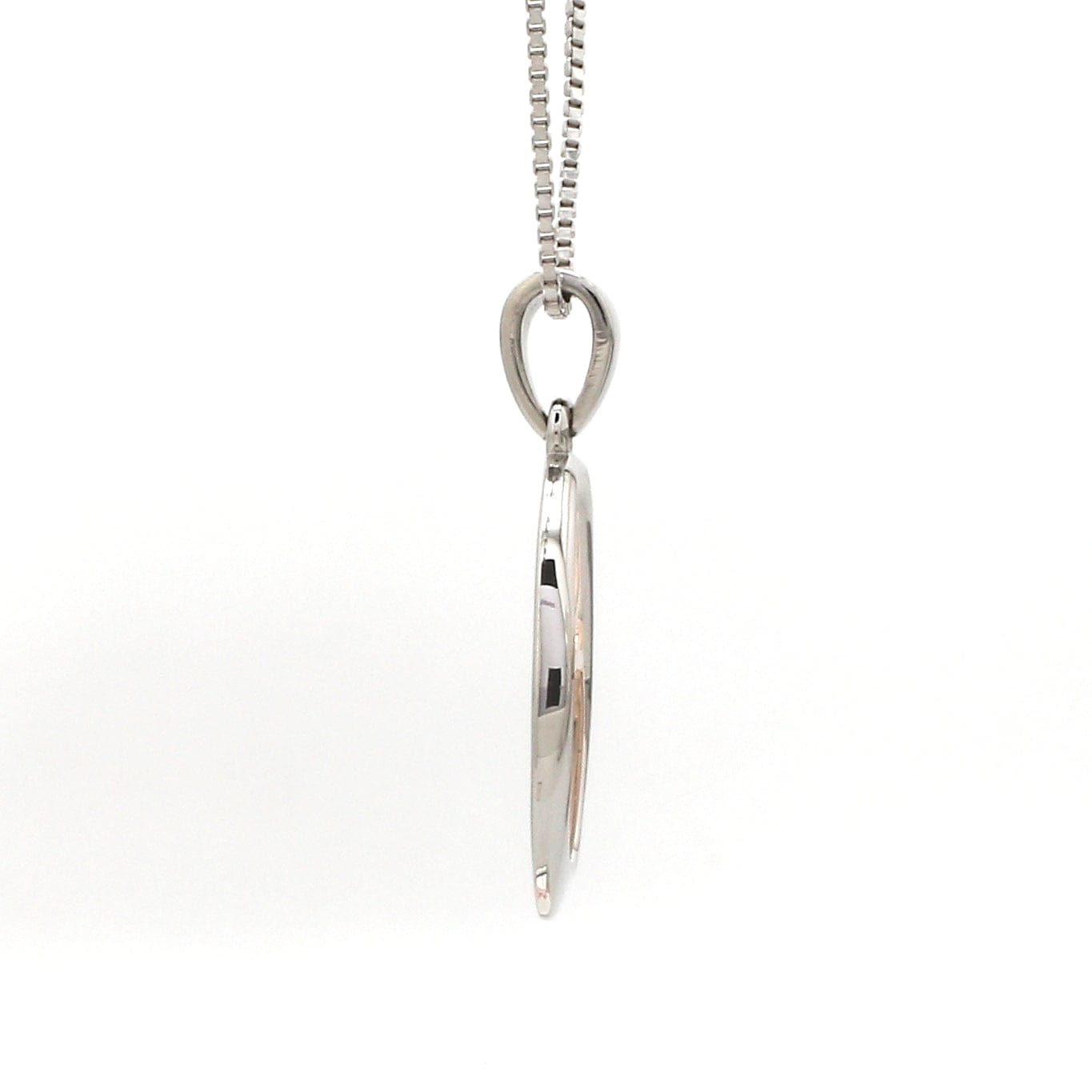 Jewelove™ Pendants Platinum Rose Gold Unisex Pendant JL PT P 363