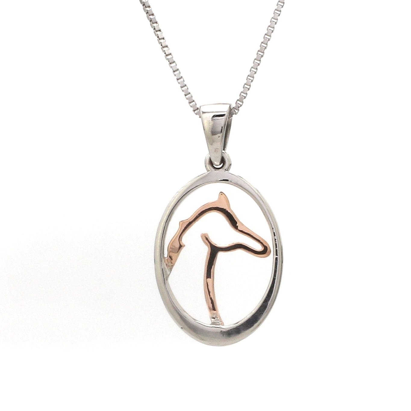 Jewelove™ Pendants Platinum Rose Gold Unisex Pendant JL PT P 363