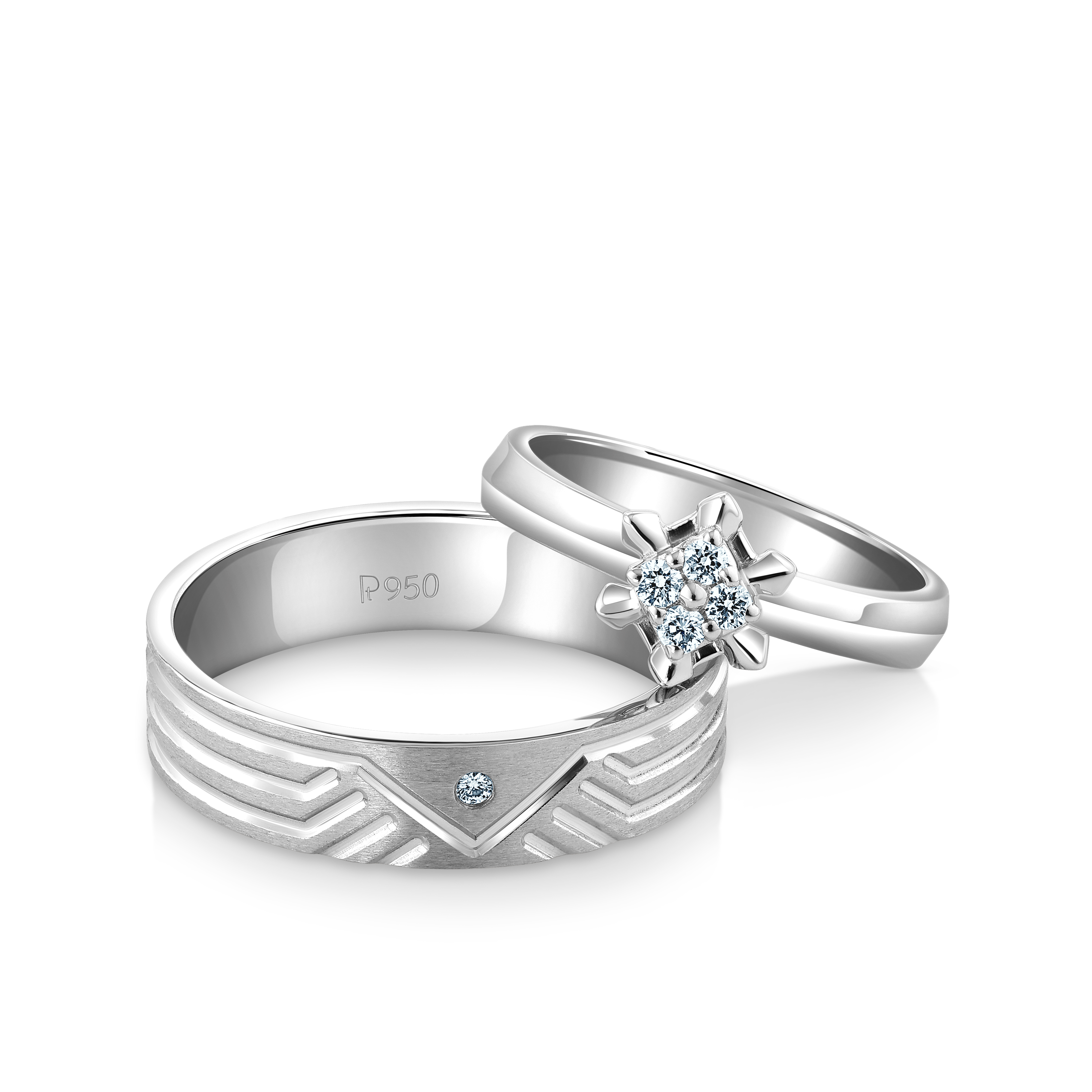 Real Diamond Promise Ring Online for Women in Silver – Radiant Bay
