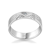 Jewelove™ Rings Platinum Single Diamond Men's & Solitaire-Look Women's Rings JL PT 1255