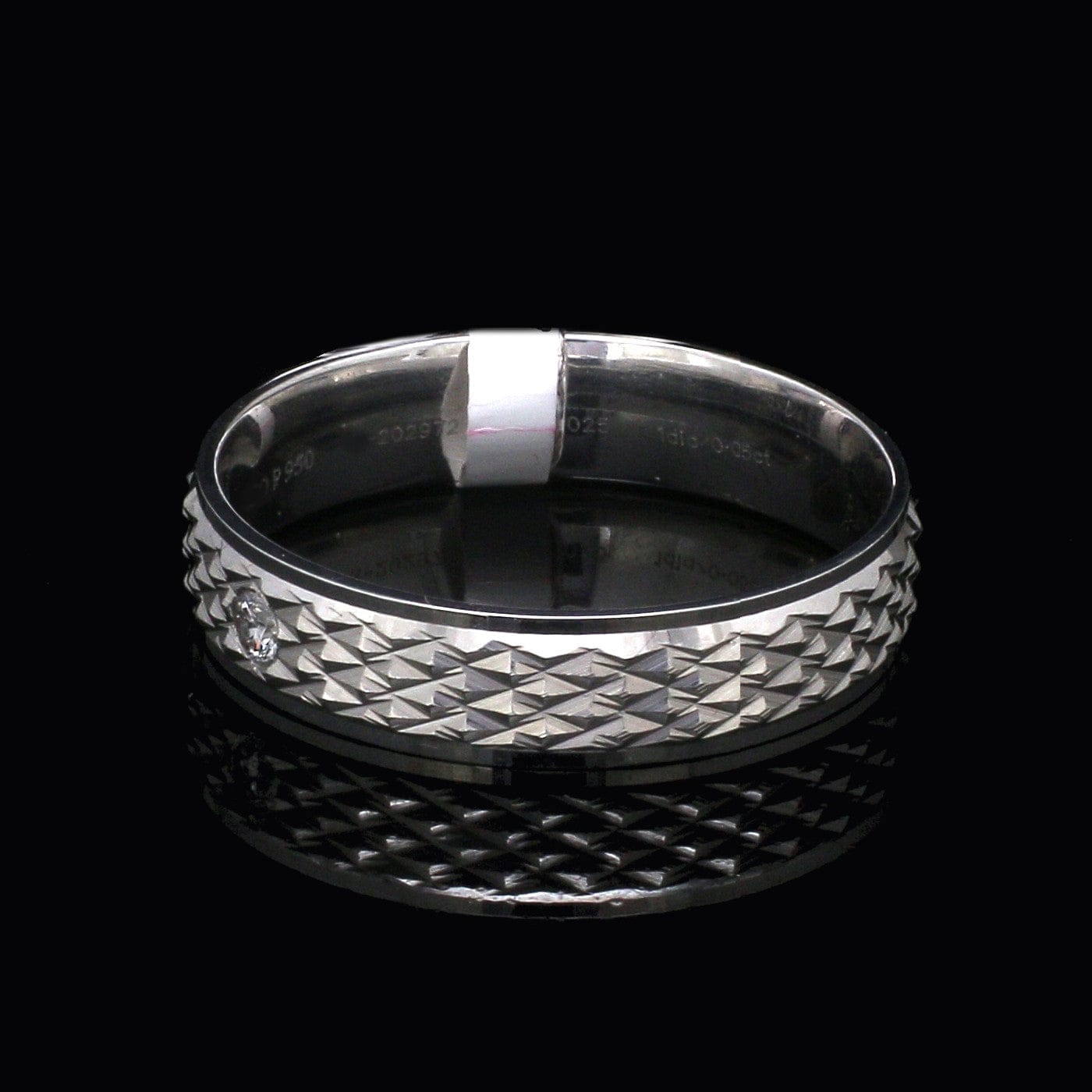 Jewelove™ Rings Platinum Single Diamond Ring for Women JL PT 1424