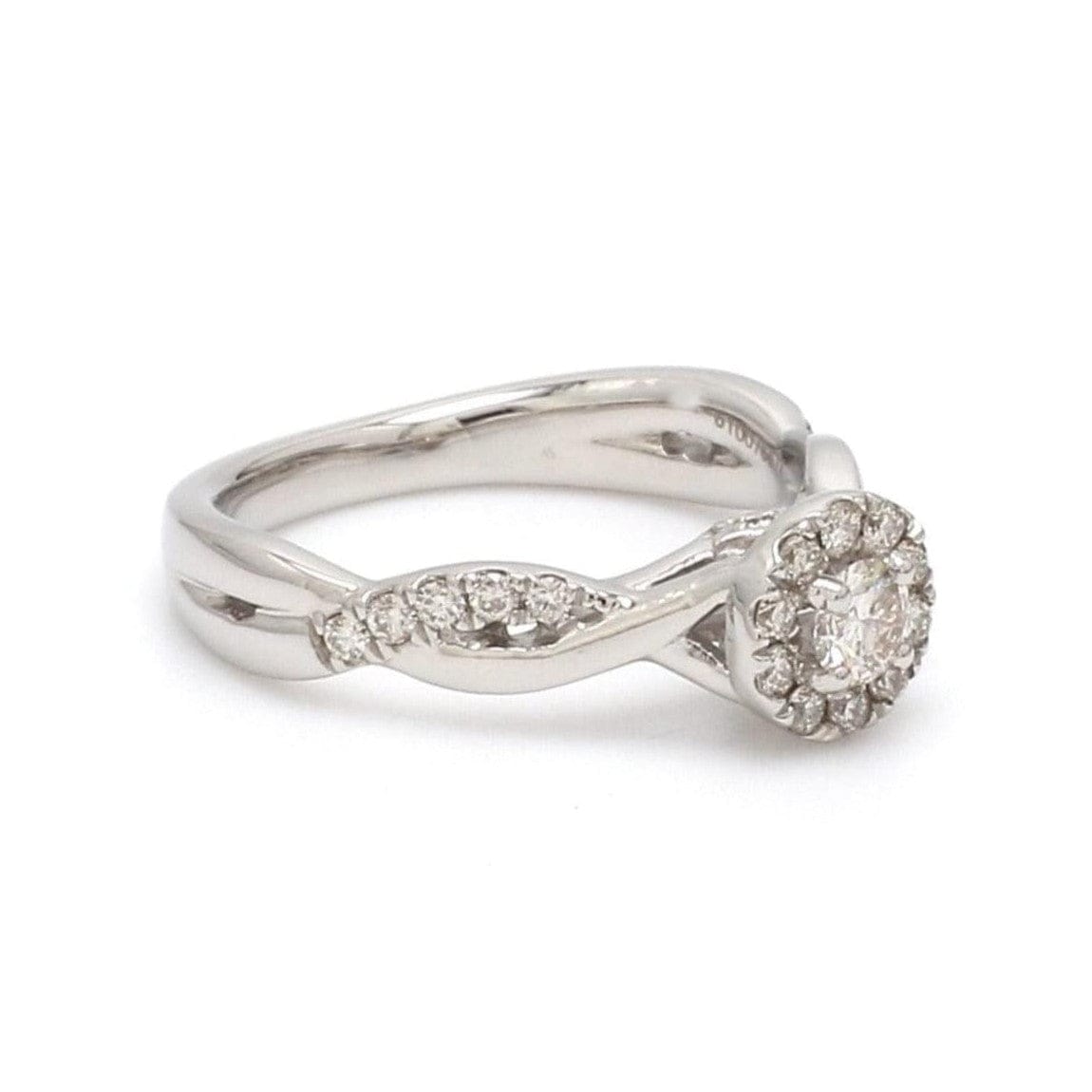 Jewelove™ Rings Platinum Solitaire Couple Rings JL PT 983