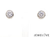 Platinum Solitaire Earrings JL PT E SE RD 100   Jewelove™