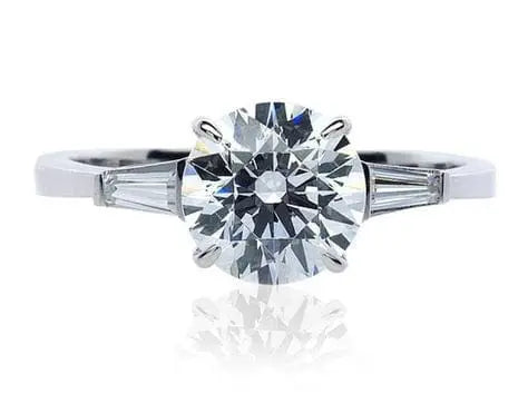 Tiffany & Co platinum round diamond enchant flower .35 ring size 5 RETIRED  | Womens jewelry rings, Silver fashion, Round diamonds