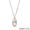Jewelove™ Pendants & Earrings Platinum with Diamond Pendant Set for Women JL PT P 2444