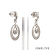 Jewelove™ Pendants & Earrings Platinum with Diamond Pendant Set for Women JL PT P 2444