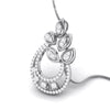 Jewelove™ Pendants & Earrings Platinum with Diamond Pendant Set JL PT P 19