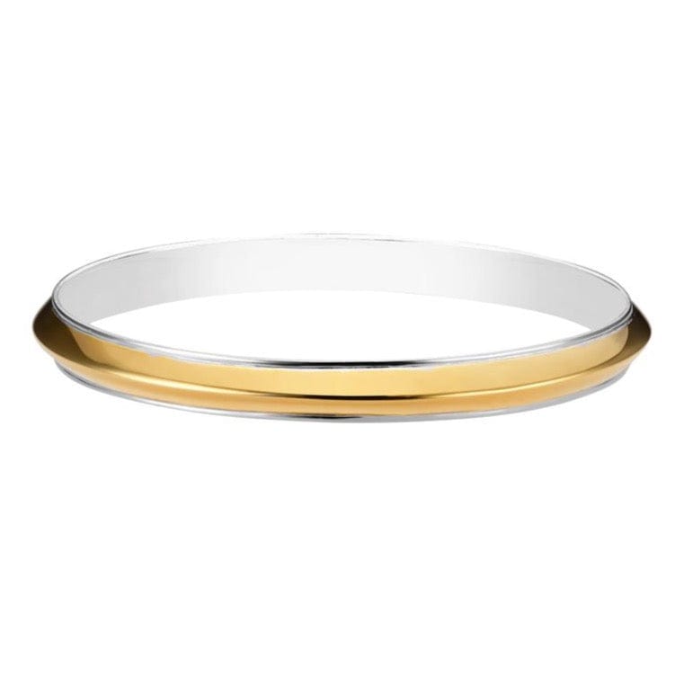 Jewelove™ Bangles & Bracelets Platinum & Yellow Gold Fusion Kada for Men JL PTB 766