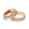 Jewelove™ Rings Ready for Shipping - Ring Sizes 13, 17 Designer Single Diamond Platinum Love Bands Rose Gold Base JL PT 655