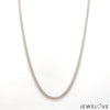 Jewelove™ Chains Ready to Ship - 20, 22, 24 inches - Platinum Unisex Chain JL PT CH 1189-A
