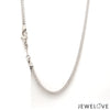Jewelove™ Chains 24 Inches Ready to Ship - 24 inches - 2.5mm Platinum 3D Chain for Men JL PT CH 1225-A