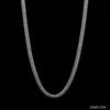 Jewelove™ Chains 24 Inches Ready to Ship - 24 inches - 3.75mm Platinum 3D Chain for Men JL PT CH 1225