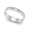 Jewelove™ Rings Men's Band only Ready to Ship - Ring Sizes 11, 20 - Textured Platinum Couple Rings JL PT 1111