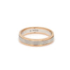 Jewelove™ Rings Women's Band only Ready to Ship  - Ring Sizes 11, 22 - Designer Unisex Platinum & Rose Gold Couple Rings JL PT 1121