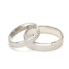 Jewelove™ Rings Ready to Ship - Ring Sizes 11, 22 - Textured Unique Platinum Love Bands for Couples JL PT 1306