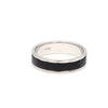 Jewelove™ Rings Ready to Ship - Ring Sizes 12, 22 - Platinum Couple Rings with Black Ceramic JL PT 1330