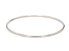 Jewelove™ Bangles & Bracelets Ready to Ship - Size 2.4, 2mm Hollow Lightweight Platinum Bangles for Women JL PTB 1101