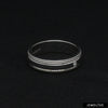 Jewelove™ Rings Single Diamond Milgrain Platinum Couple Rings JL PT 539