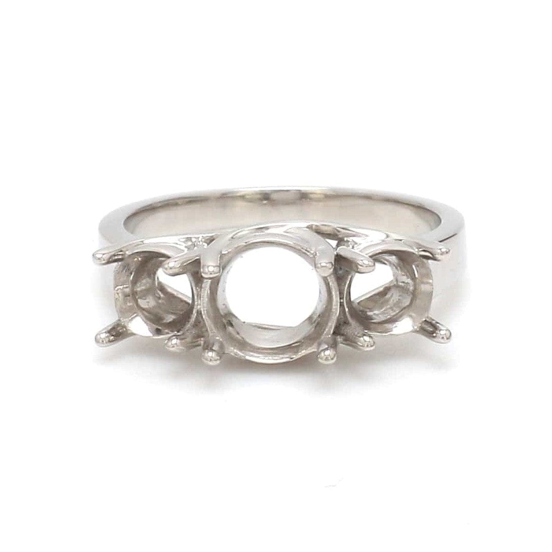 Jewelove™ Rings Solitaire Platinum Mounting Ring JL PT R3 RD 120-M