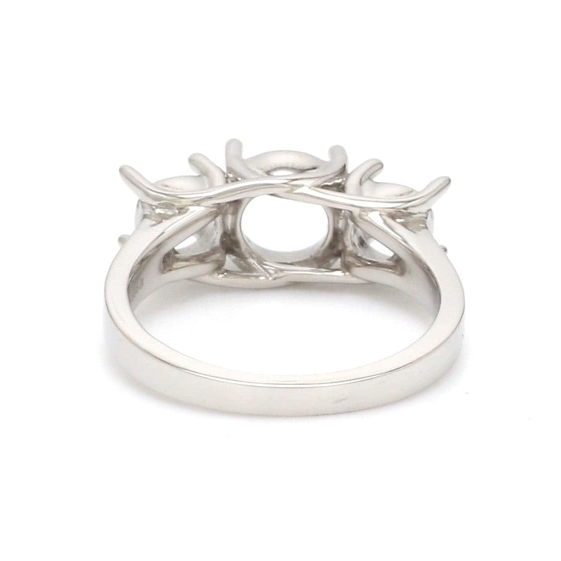 Jewelove™ Rings Solitaire Platinum Mounting Ring JL PT R3 RD 120-M