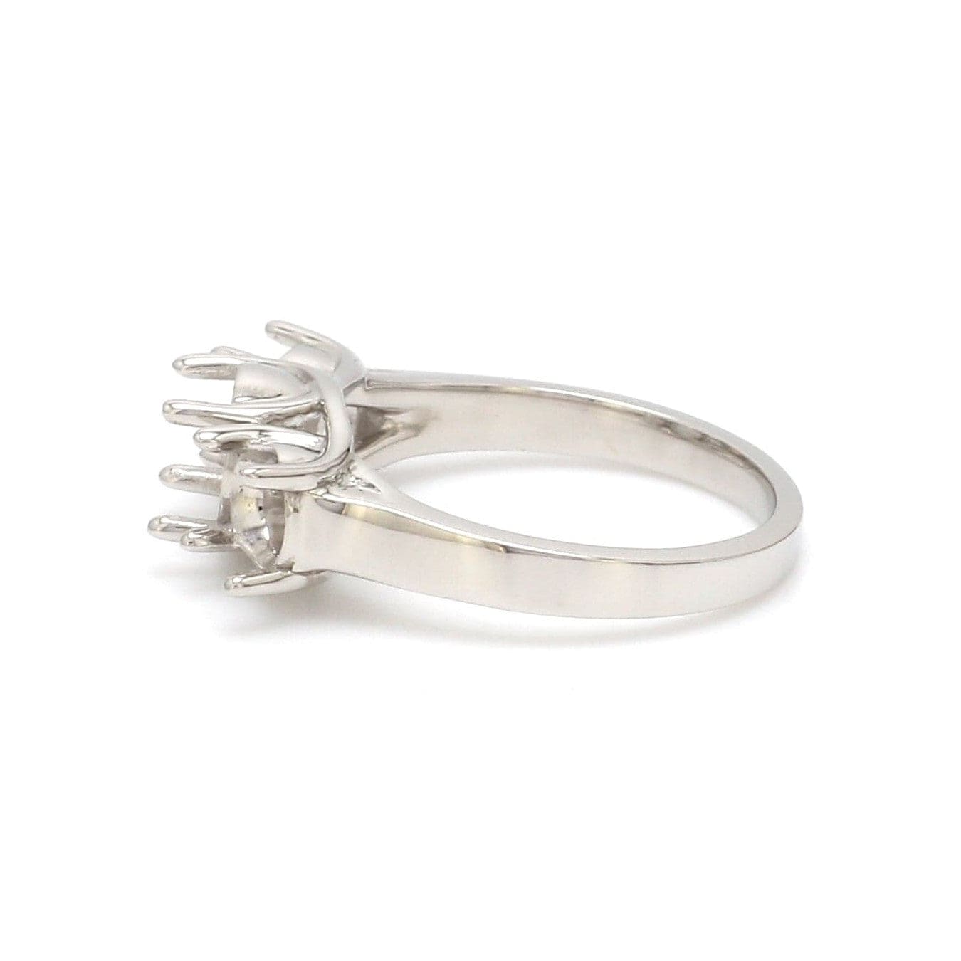 Jewelove™ Rings Solitaire Platinum Mounting Ring JL PT R3 RD 120-M