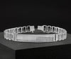 Jewelove™ Bangles & Bracelets Super Sale - Men of Platinum | Designer Bold Interwoven Platinum Bracelet JL PTB 740