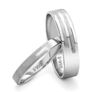Super Sale Price Point Platinum Couple Rings SJ PTO 234 Ring