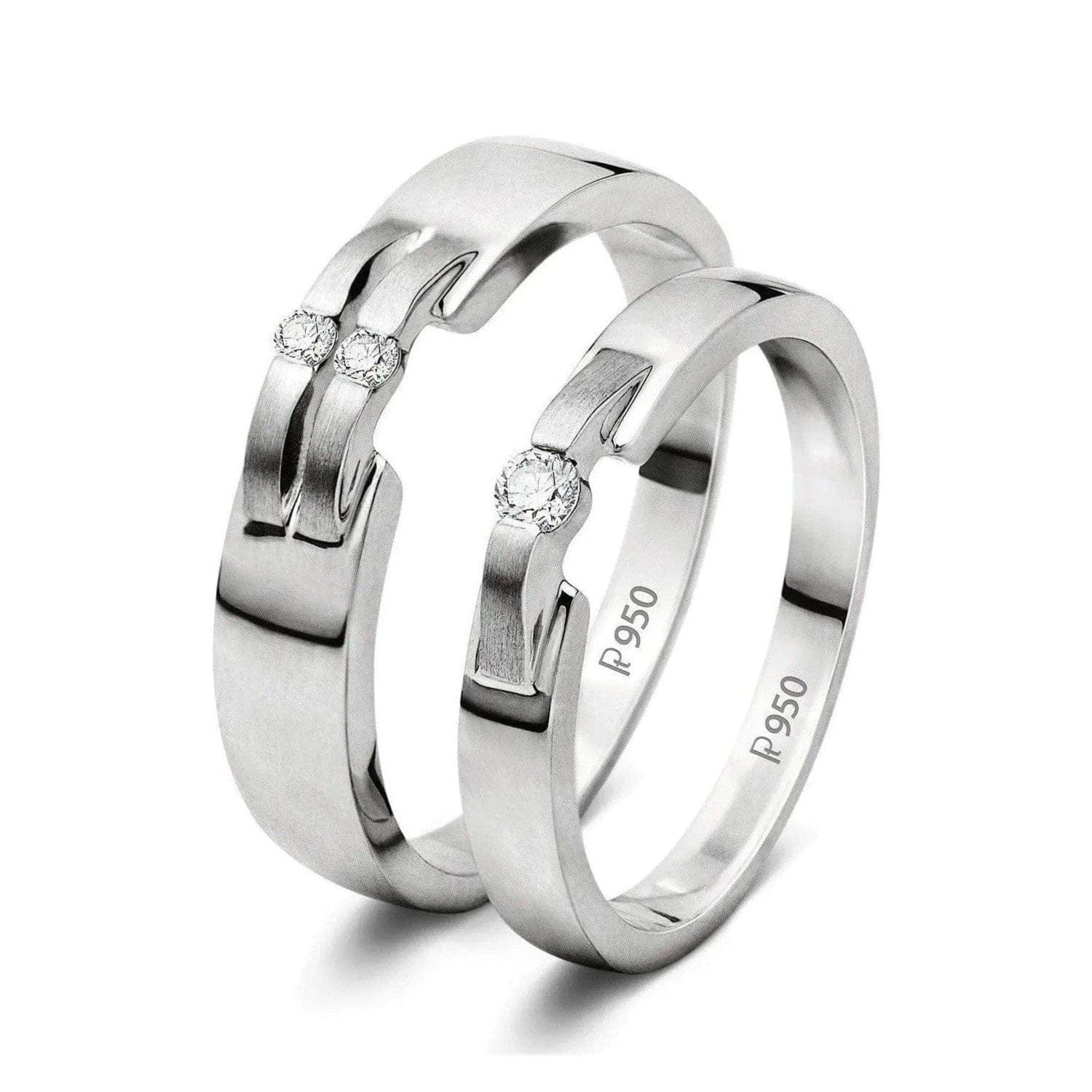 Super Sale Women's Ring Size New Style Platinum Love Bands SJ